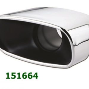 Universal Stainless Steel Exhaust Tip Porsche Boxter Style